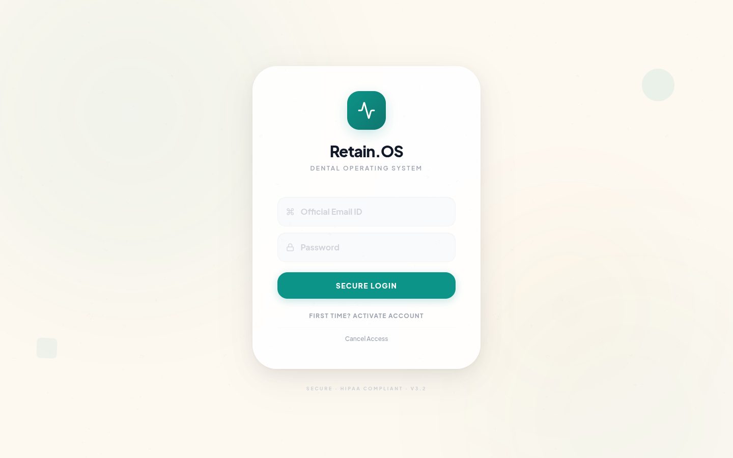 Clinic Workspace secure login for doctors and staff